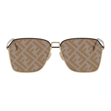 fendi ff193s sunglasses gold|Fendi sunglasses outlet.